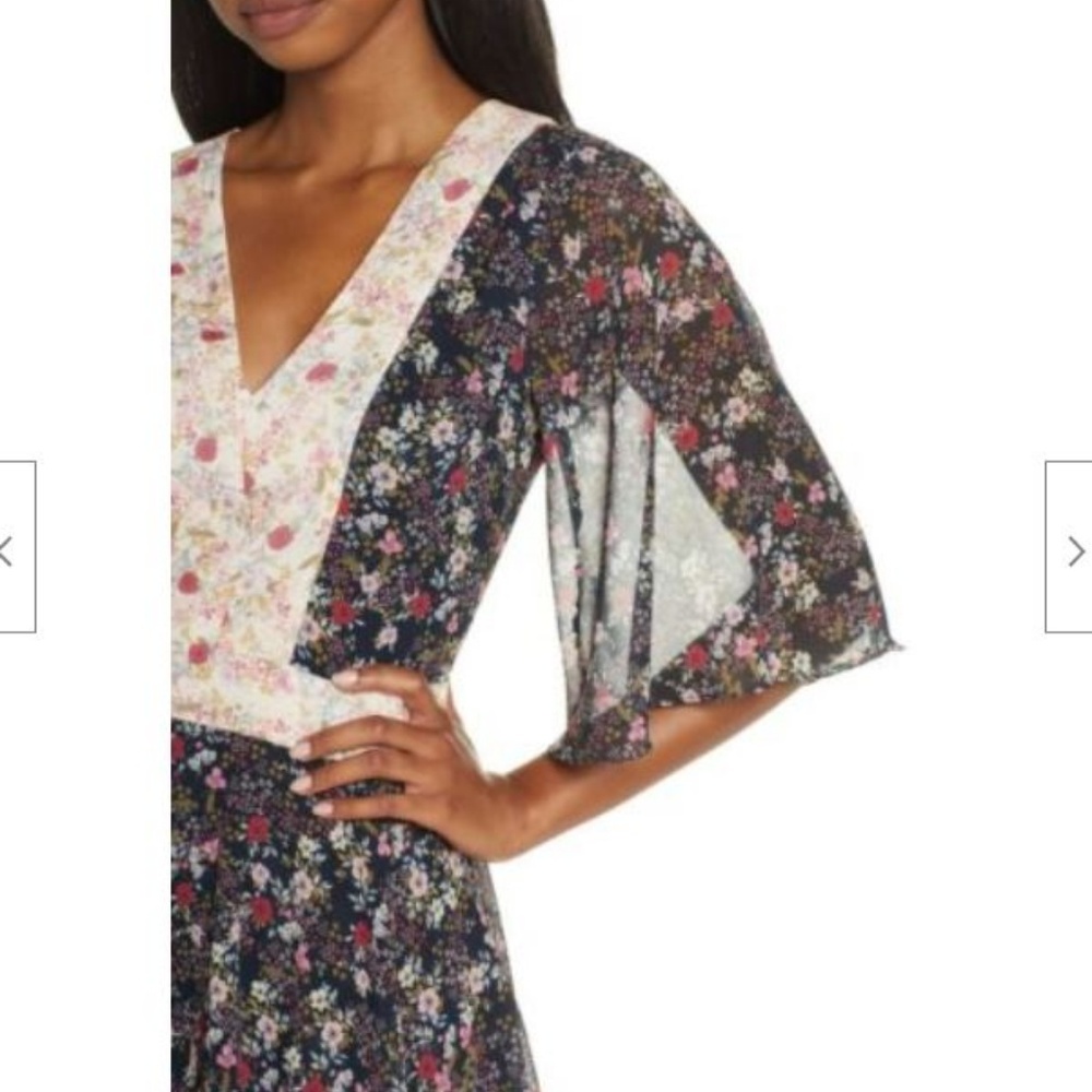 Cooper St Star Crossed Flutter Sleeve Mini Dress - Picture 2 of 6